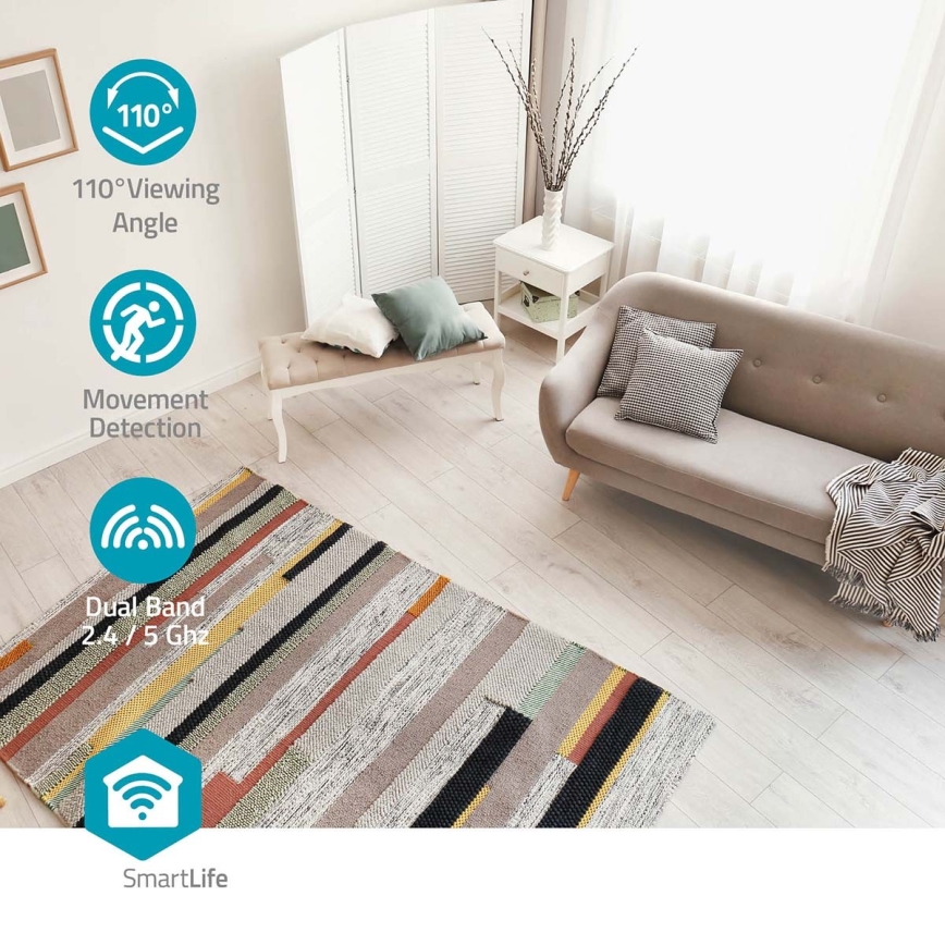 Smart-Kamera Smartlife 5V 3MP Full HD 1296p Wi-Fi