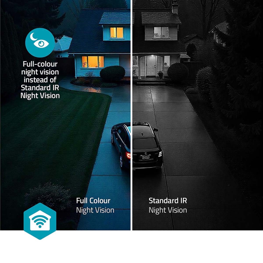 Intelligente Außenkamera SmartLife 5V 4K 8MP 3840x2160p IP65 Wi-Fi Tuya