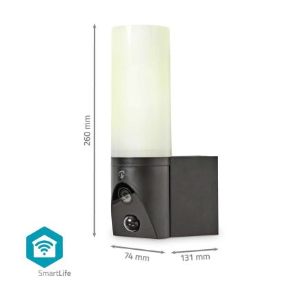 Intelligente Außenkamera SmartLife Full HD 1080p mit LED-Beleuchtung Wi-Fi Tuya IP65