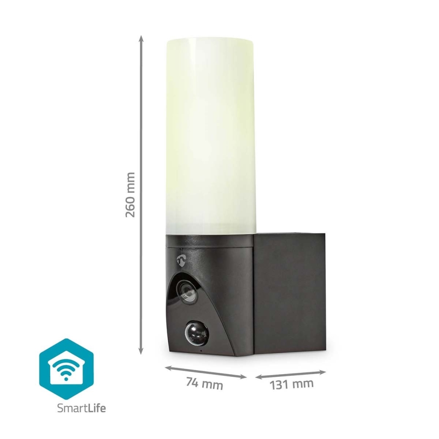 Intelligente Outdoor-Kamera SmartLife Full HD 1080p mit LED-Beleuchtung Wi-Fi Tuya IP65