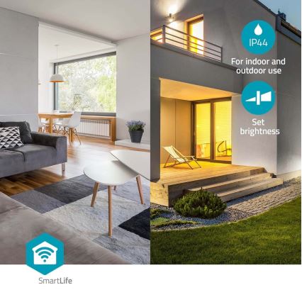 Dimmbare LED-RGBW-Deckenleuchte für Badezimmer SmartLife LED/18W/230V 2700-6500K IP44 Wi-Fi Tuya