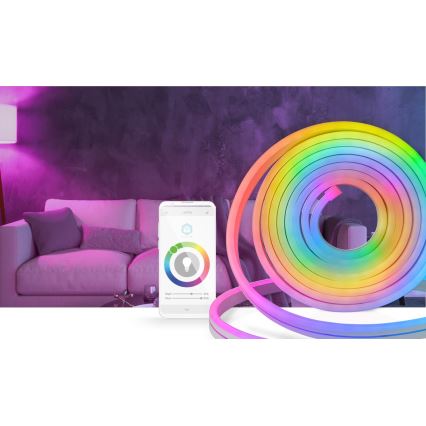 LED RGB dimmbarer Außenstreifen SmartLife 6m LED/32W/230V Wi-Fi IP65 + Fernbedienung