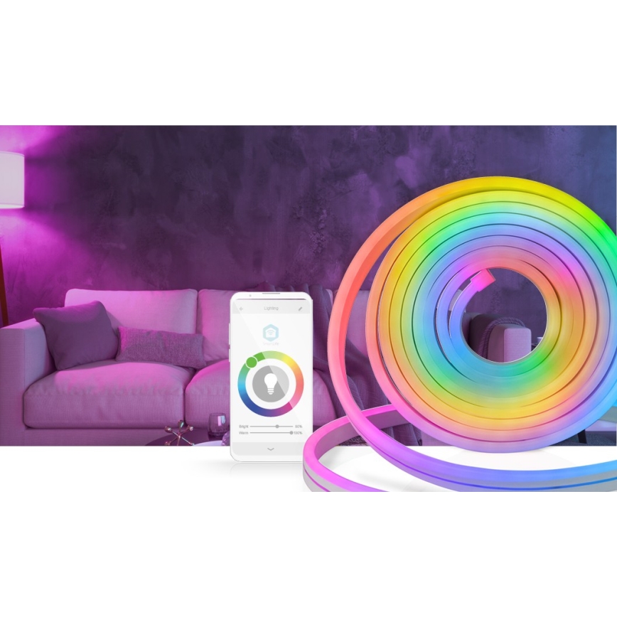 LED RGB dimmbarer Außenstreifen SmartLife 6m LED/32W/230V Wi-Fi IP65 + Fernbedienung