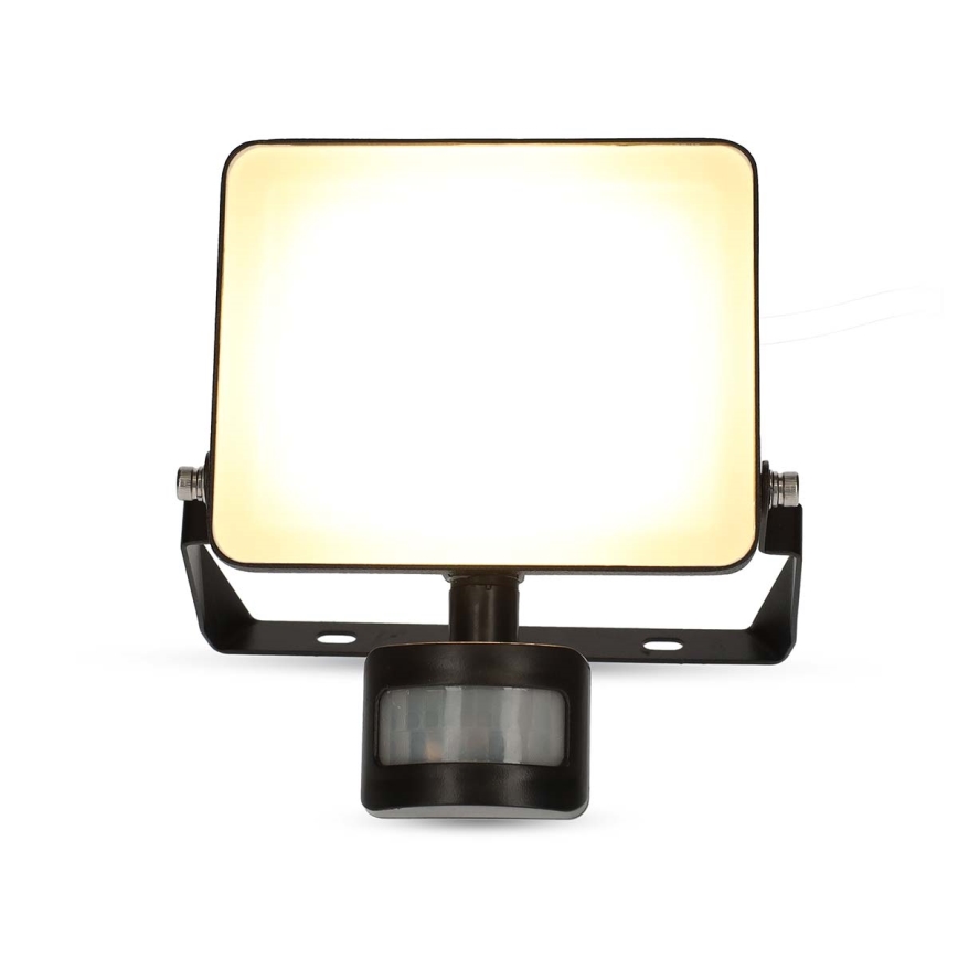 Dimmbarer LED-Strahler mit Bewegungsmelder für Steckdose SmartLife LED/20W/230V 3000-6500K IP44 Wi-Fi