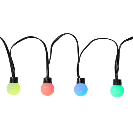 LED-RGB-Kette 48xLED 13,8m IP65 WLAN Tuya