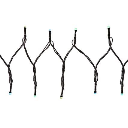 LED RGB-Lichterkette für den Außenbereich, 42× LEDs / 8 Funktionen, 8 m, IP65, Wi‑Fi (Tuya)