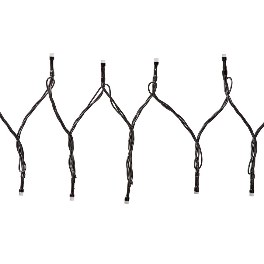 LED RGB-Lichterkette für den Außenbereich, 42× LEDs / 8 Funktionen, 8 m, IP65, Wi‑Fi (Tuya)