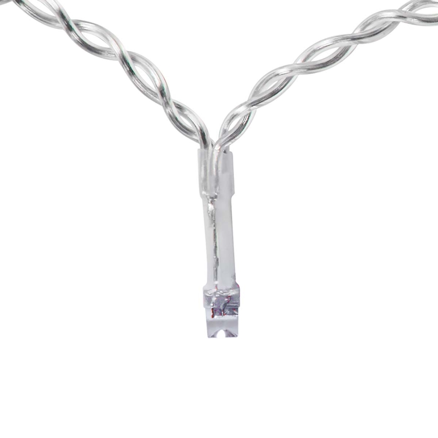 LED-Weihnachtsvorhang 240xLED/8 Funktionen 8m IP65 WLAN Tuya kaltweiß