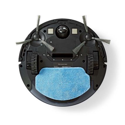Smart-Staubsaugerroboter  mit Wischmopp 28W/2500 mAh Wi-Fi schwarz + Fernbedienung