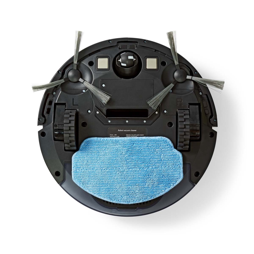 Smart-Staubsaugerroboter  mit Wischmopp 28W/2500 mAh Wi-Fi schwarz + Fernbedienung