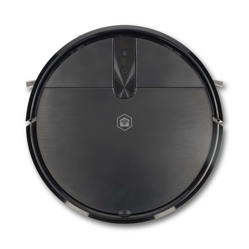 Intelligenter Roboter-Staubsauger mit Wischfunktion SmartLife 2600 mAh Wi-Fi Tuya schwarz + Fernbedienung