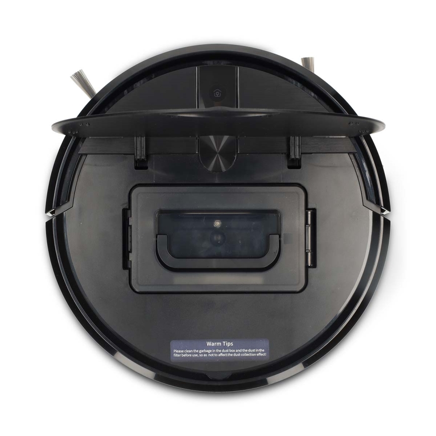 Intelligenter Roboter-Staubsauger mit Wischfunktion SmartLife 2600 mAh Wi-Fi Tuya schwarz + Fernbedienung