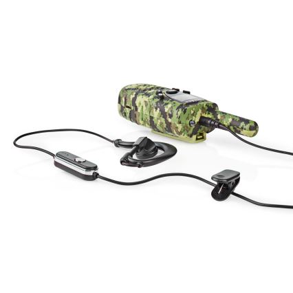 SET 2 x Walkie-Talkie mit LED-Licht 3xAAA Reichweite 8 km Camouflage