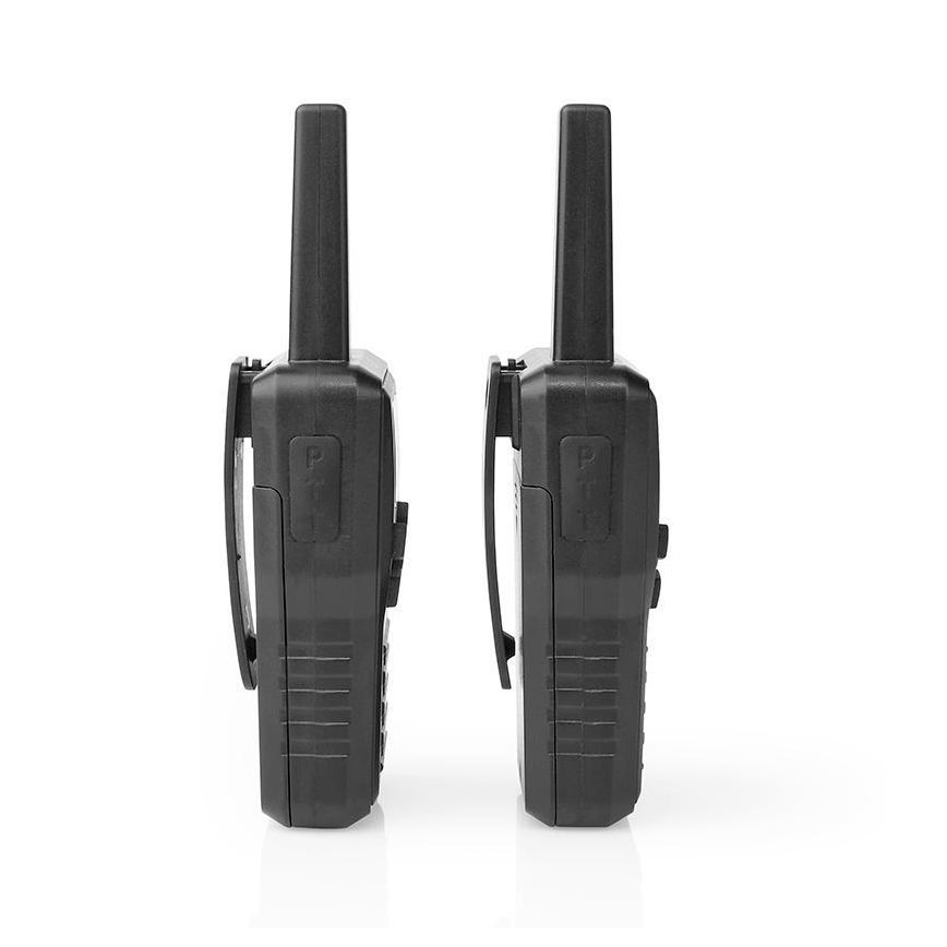 SET 2x Aufladbares Walkie-Talkie mit LED-Licht 1300 mAh Bereich 10 km