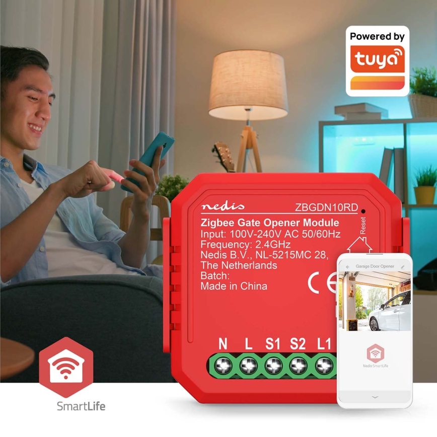 Smart-Garagentorschalter SmartLife Zigbee Tuya