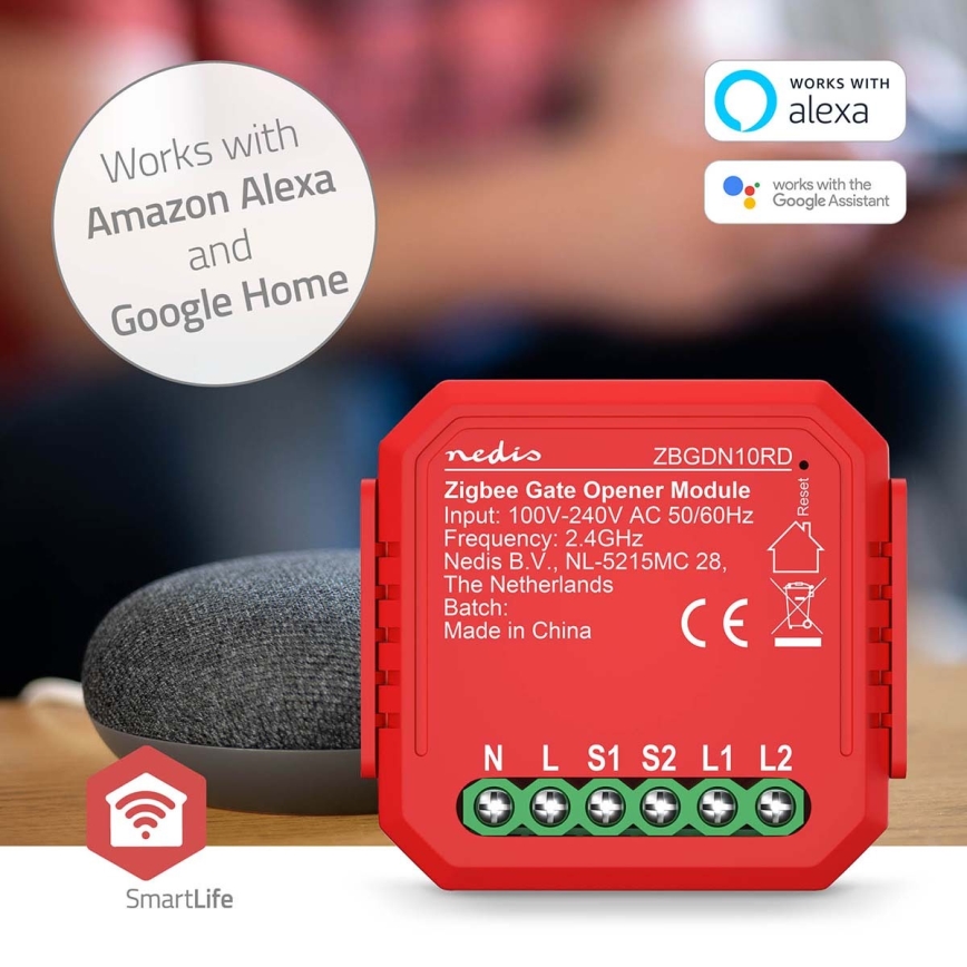 Smart-Garagentorschalter SmartLife Zigbee Tuya