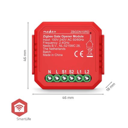 Smart-Garagentorschalter SmartLife Zigbee Tuya