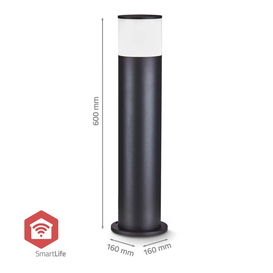 LED RGBW dimmbare Außenleuchte SmartLife LED/10W/230V IP65 Wi-Fi Tuya schwarz