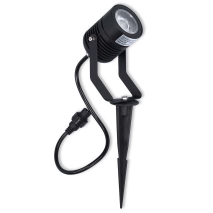 3er-Set SmartLife dimmbare RGBW-LED-Außenleuchten, 3 W, 230 V, IP65, Wi‑Fi (Tuya), schwarz