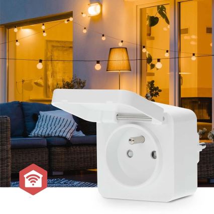 Smart-Steckdose Smartlife 3680W/230V/ Type E/16A Wi-Fi Tuya IP44