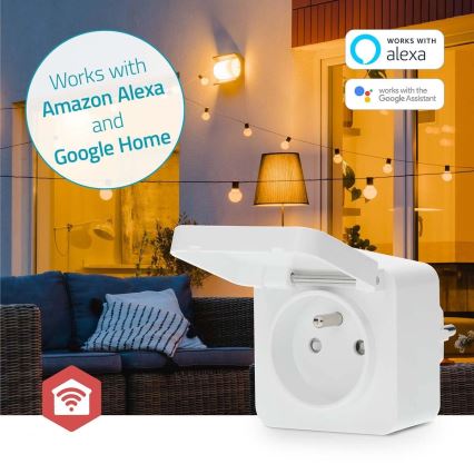 Smart-Steckdose Smartlife 3680W/230V/ Type E/16A Wi-Fi Tuya IP44