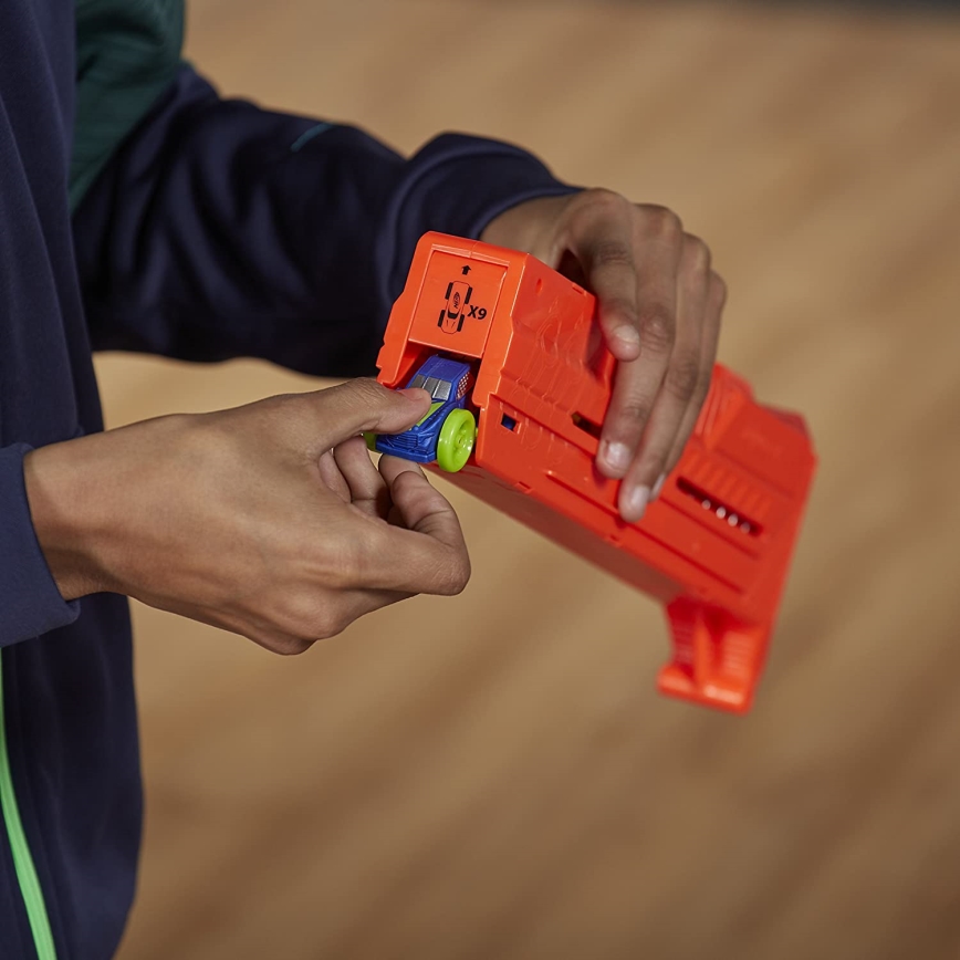 Nerf - Kinderpistole Nitro MotoFury Rapid Rally + 9 Autos