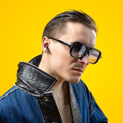 Niceboy Beans 4 - Kabellose Kopfhörer 300 mAh + 2x 35 mAh IPX4 Schwarz