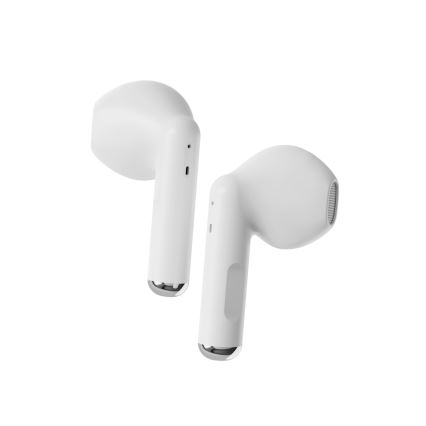 Niceboy Beans 4 - Kabellose Kopfhörer 300 mAh + 2x 35 mAh IPX4 Weiß