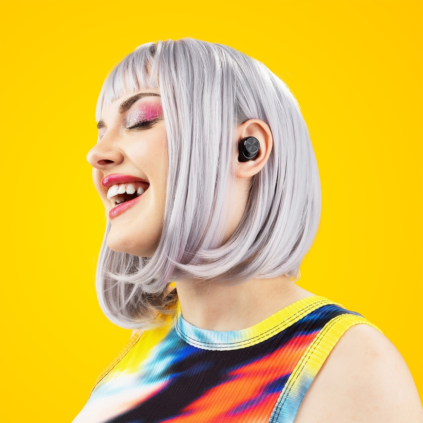 Niceboy Einbau- 4 - Kabellose Kopfhörer 500 mAh + 2x 70 mAh IPX5 schwarz