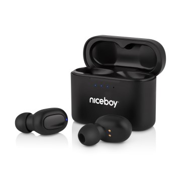Niceboy HIVE Podsie 4 - Kabellose Kopfhörer IP54 schwarz