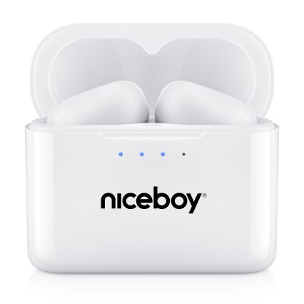 Niceboy HIVE Podsie 4 - Kabellose Ohrhörer IP54 weiß