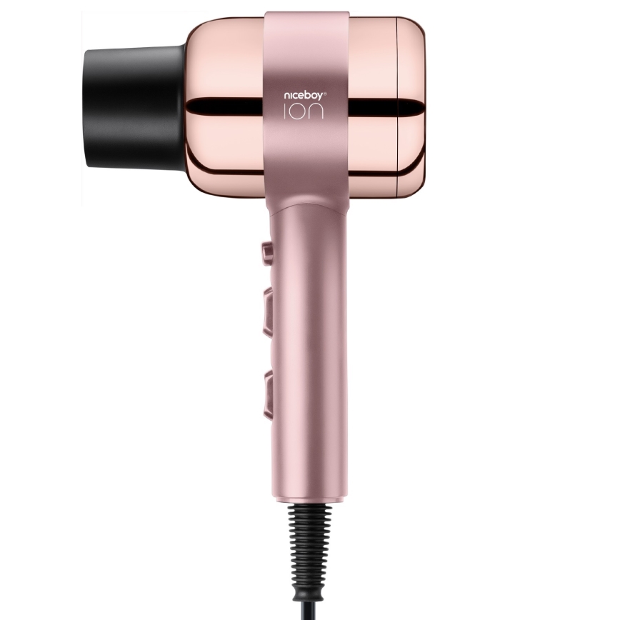 Niceboy ION AirSonic PRO - Haartrockner 2200W/230V rosa