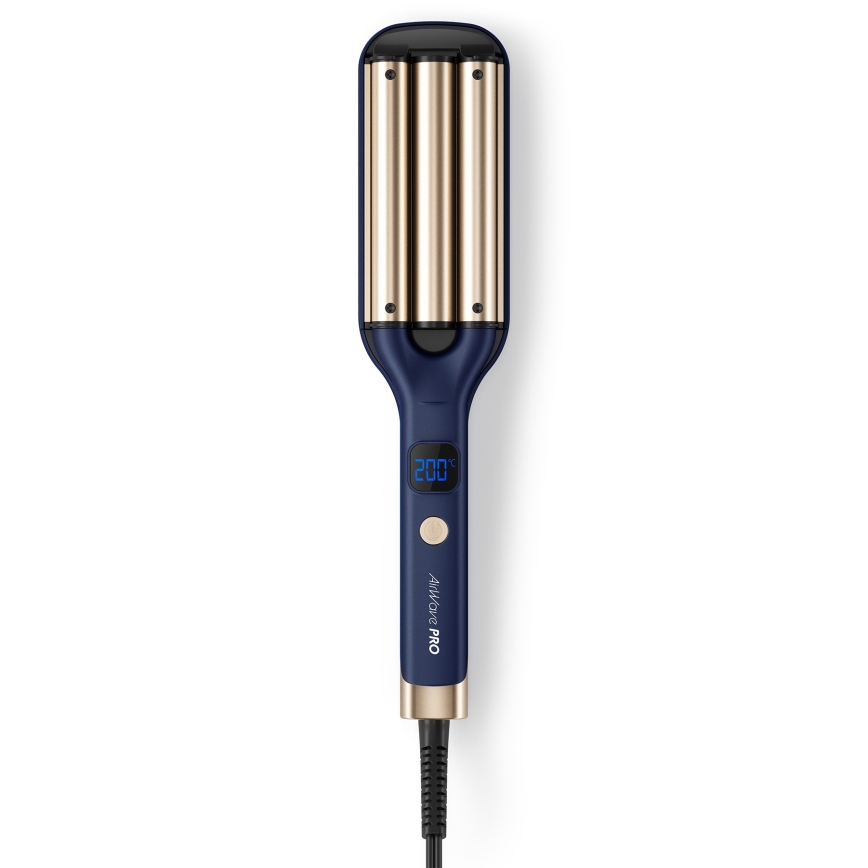Niceboy ION AirWave PRO - Dreifach-Lockenstab 100W/230V blau