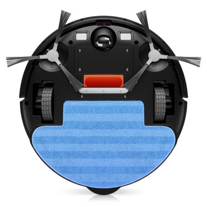 Niceboy ION Charles i4 - Intelligenter 2-in-1 Saugroboter 4400 mAh Wi-Fi Schwarz + Fernbedienung