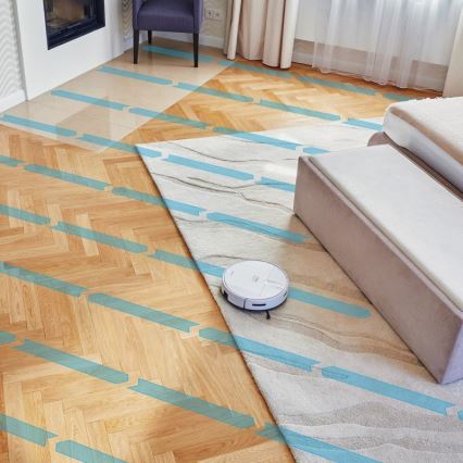 Niceboy ION Charles i4 - Intelligenter 2-in-1 Saugroboter 4400 mAh Wi-Fi Weiß + Fernbedienung