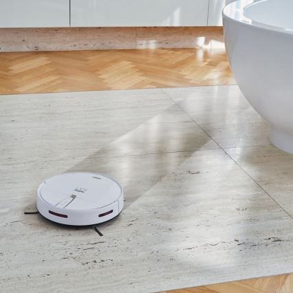 Niceboy ION Charles i4 - Intelligenter 2-in-1 Saugroboter 4400 mAh Wi-Fi Weiß + Fernbedienung