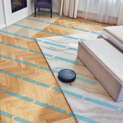 Niceboy ION Charles i4 - Smart-Staubsaugerroboter  2in1 4400 mAh Wi-Fi schwarz + Fernbedienung