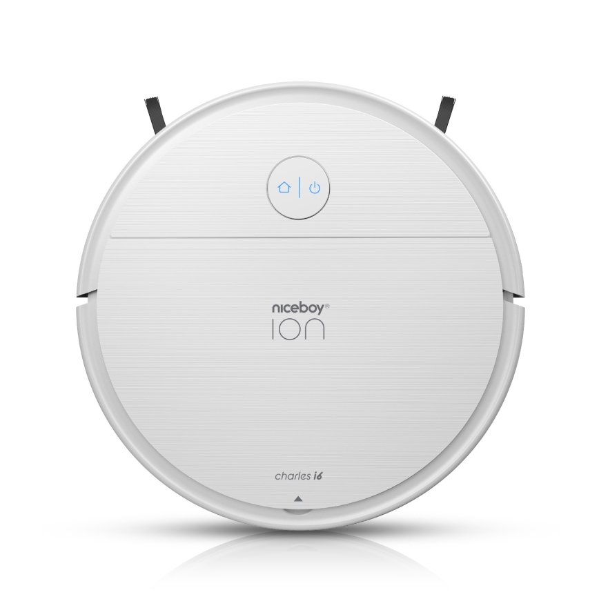 Niceboy ION Charles i6 - Intelligenter 2-in-1 Saugroboter 2600 mAh Wi-Fi Weiß