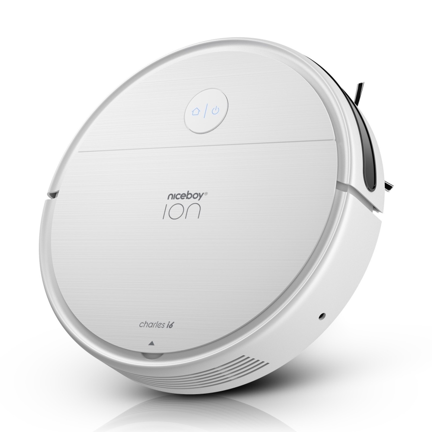 Niceboy ION Charles i6 - Smart-Staubsaugerroboter  2in1 2600 mAh Wi-Fi weiß