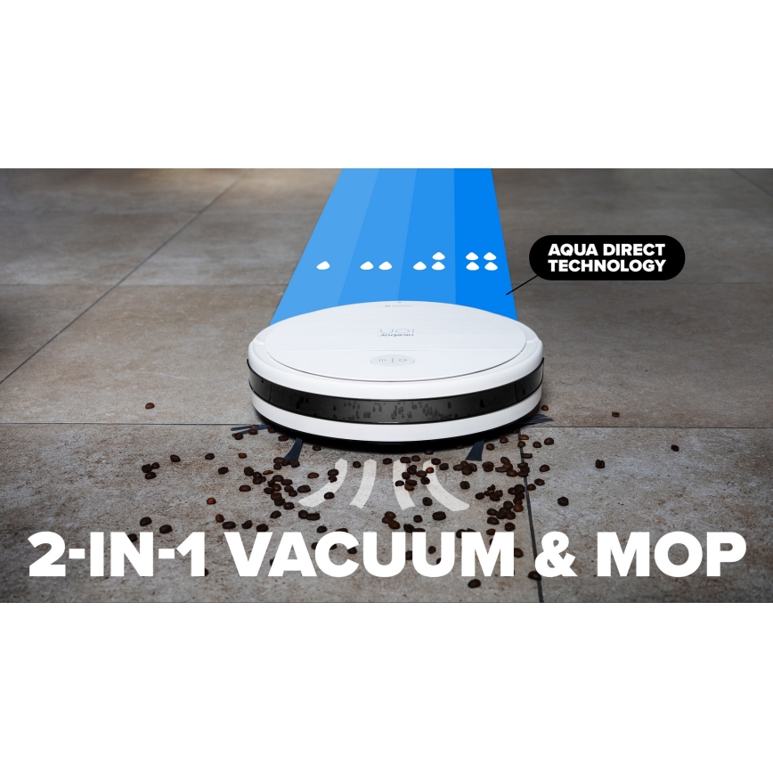 Niceboy ION Charles i6 - Smart-Staubsaugerroboter  2in1 2600 mAh Wi-Fi weiß
