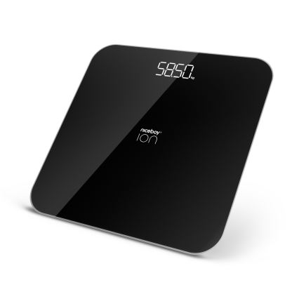 Niceboy ION FitScale - Digitale Personenwaage 3xAAA schwarz