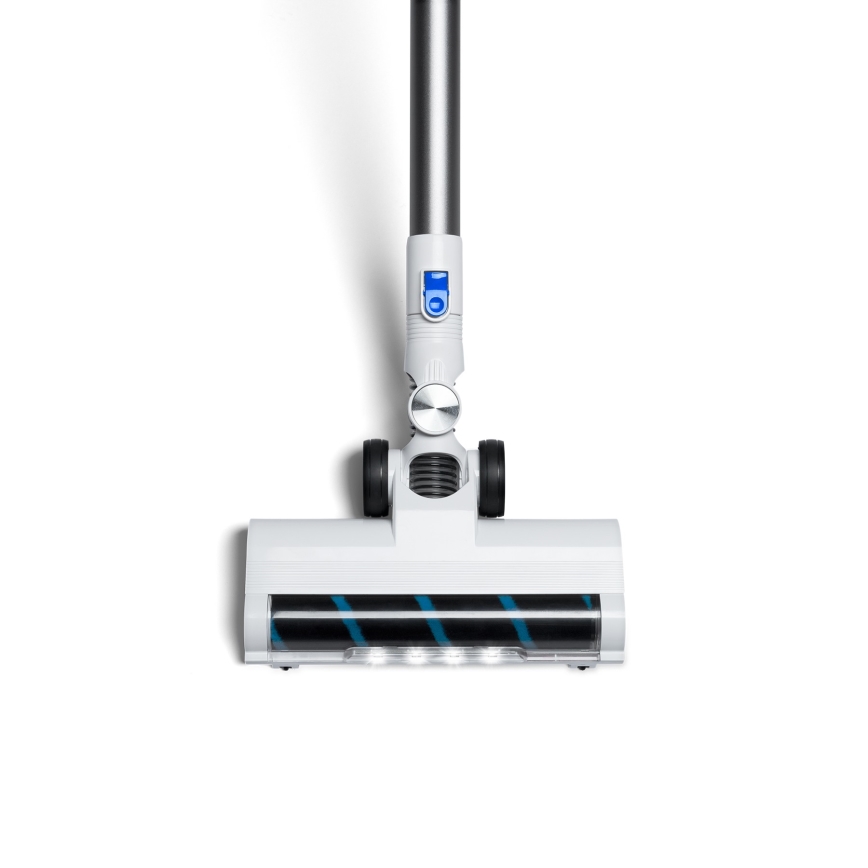 Niceboy ION Hurricane H5 - Kabelloser 2-in-1 Stielsauger 150W/2200 mAh Weiß/Blau