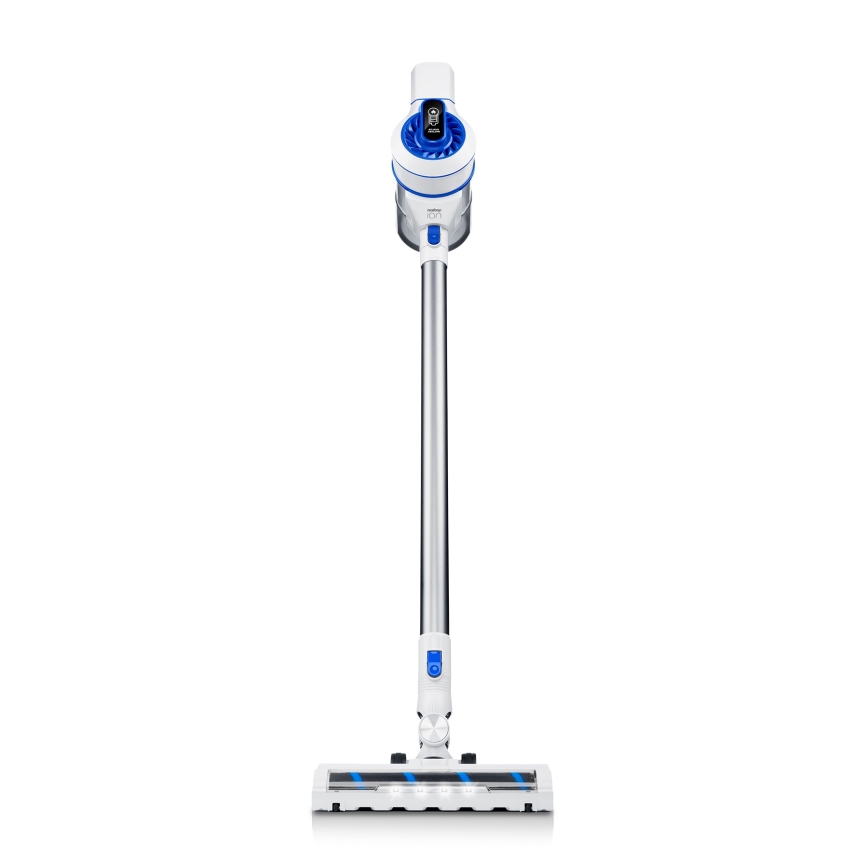 Niceboy ION Hurricane H5 - Kabelloser Stielstaubsauger 2in1 150W/2200 mAh weiß/blau