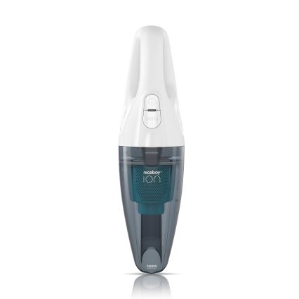 Niceboy ION Hurricane R1 - Aufladbarer Handstaubsauger 50W/2200 mAh weiß/blau