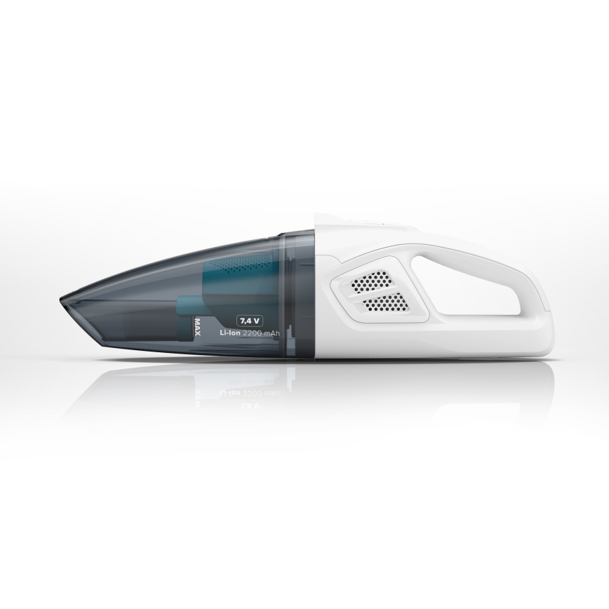 Niceboy ION Hurricane R1 - Aufladbarer Handstaubsauger 50W/2200 mAh weiß/blau