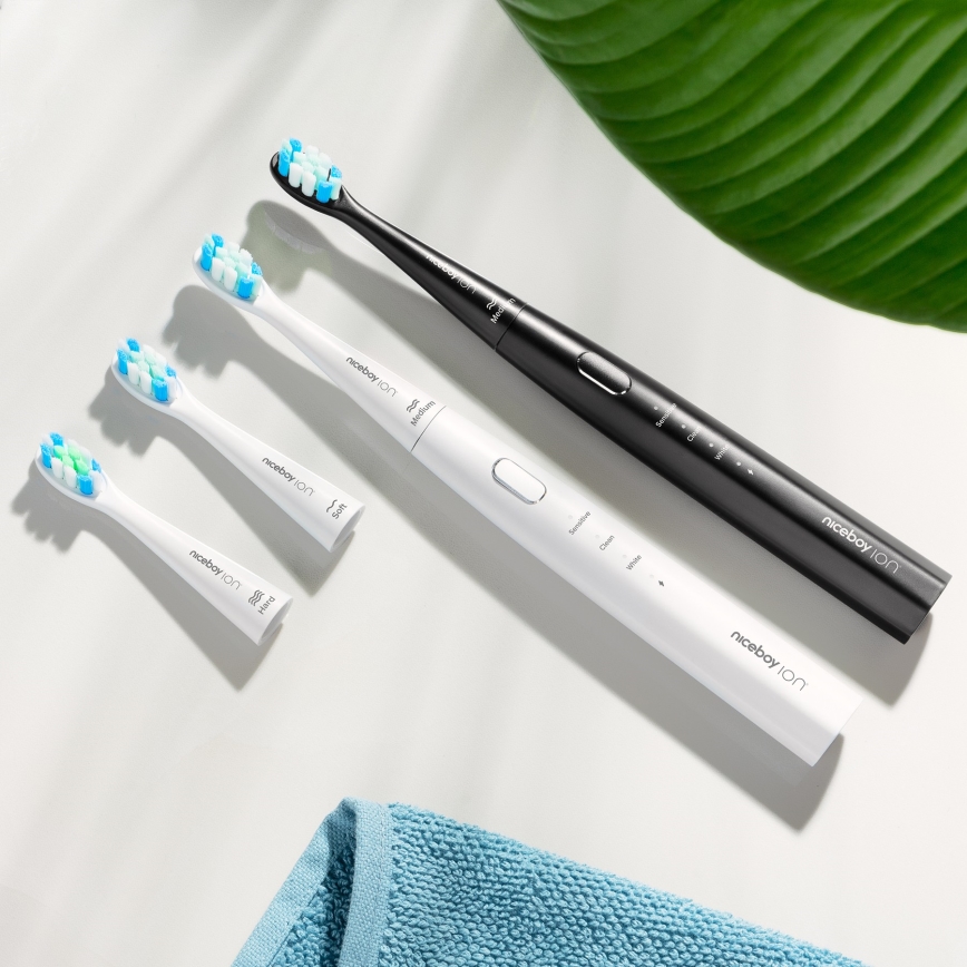 Niceboy ION Sonic Lite - Schallzahnbürste 500 mAh IPX7 Schwarz