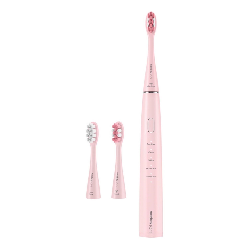 Niceboy ION Sonic - Schallzahnbürste IPX7 rosa