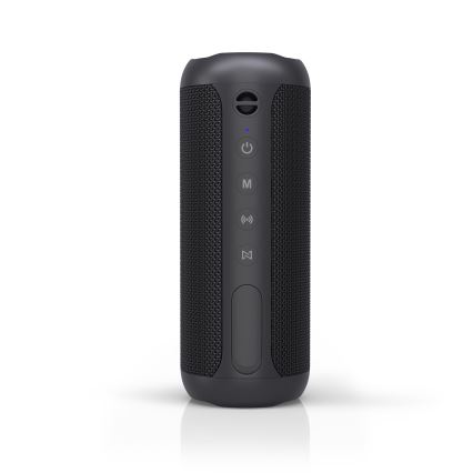 Niceboy Polaris - LED kabelloser Lautsprecher mit Mikrofon 30W/2000 mAh IPX7 schwarz