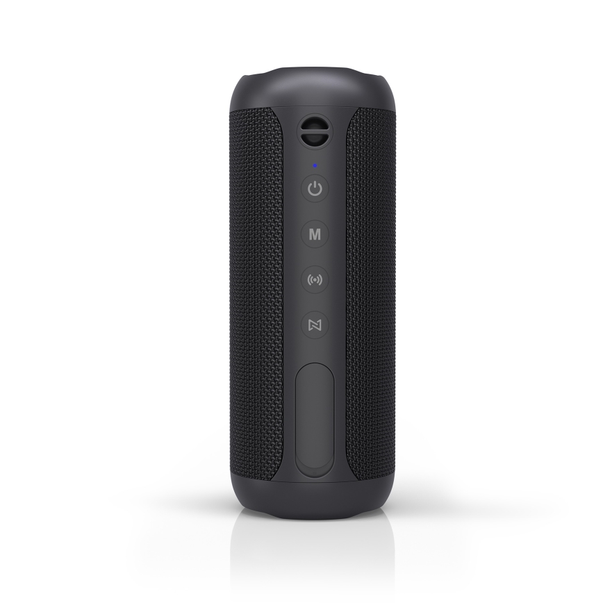 Niceboy Polaris - Kabelloser LED-Lautsprecher mit Mikrofon 30W/4000 mAh IPX7 schwarz