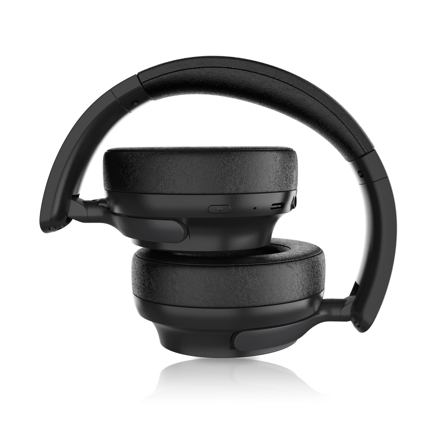 Niceboy Stellar - Kabellose Kopfhörer mit Mikrofon und ANC 400 mAh IPX4 schwarz